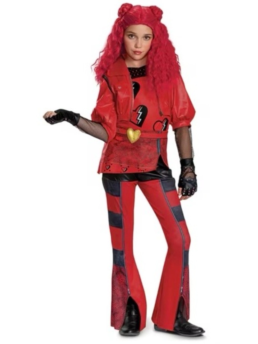 NWOT Disney Descendants 4: The Rise of Red Deluxe Costume Size 7-8 Medium